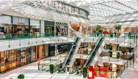 Einkaufszentrum Reinigung