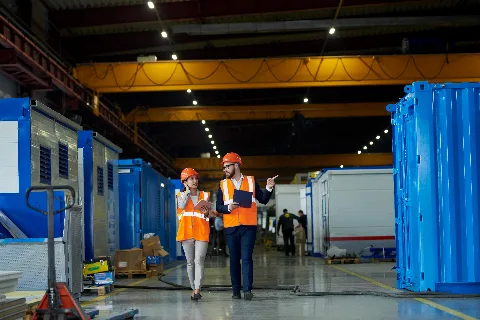 Baucontainer Reinigung
